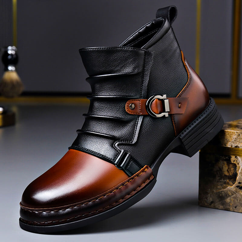 | Lucent Men’s Italian Leather Vintage Boots