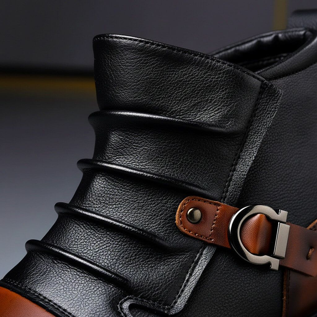 | Lucent Men’s Italian Leather Vintage Boots