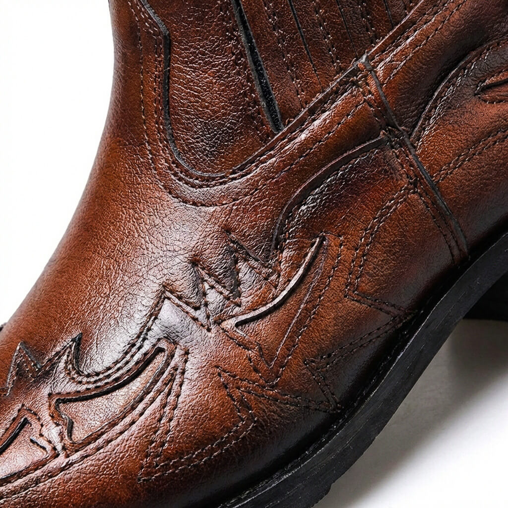 | Jovino Men’s Italian Leather Vintage Boots