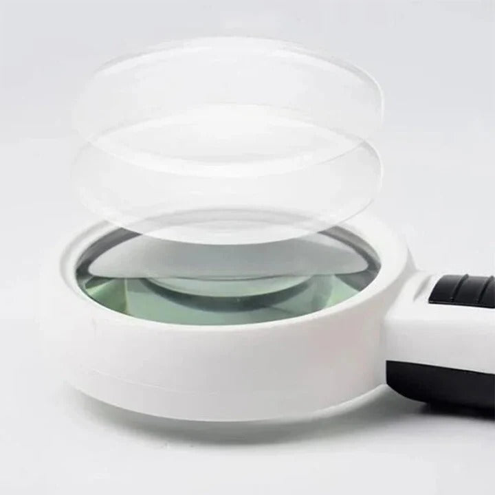 30x Optisk Forstørrelsesglas med LED-lys